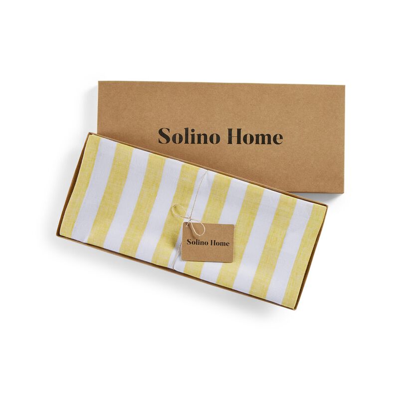 Linen Table Runner - Sorrento Stripe