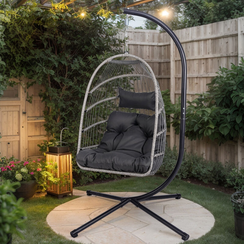 Outdoor Egg Hanging Chair image number 1