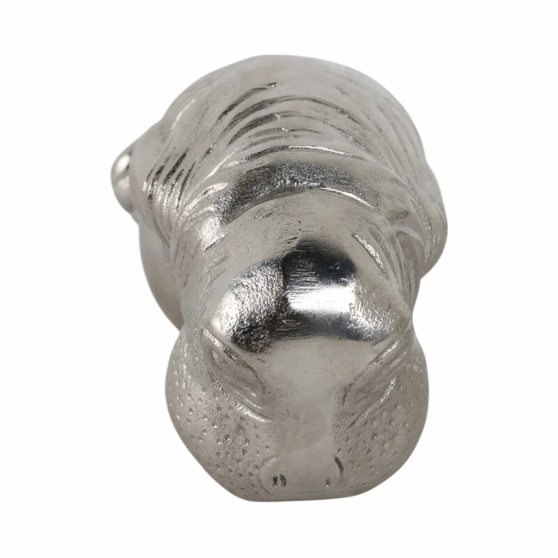 9x5" Metal Walrus, Silver image number 5
