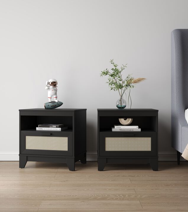 Sheridan Black Nightstand