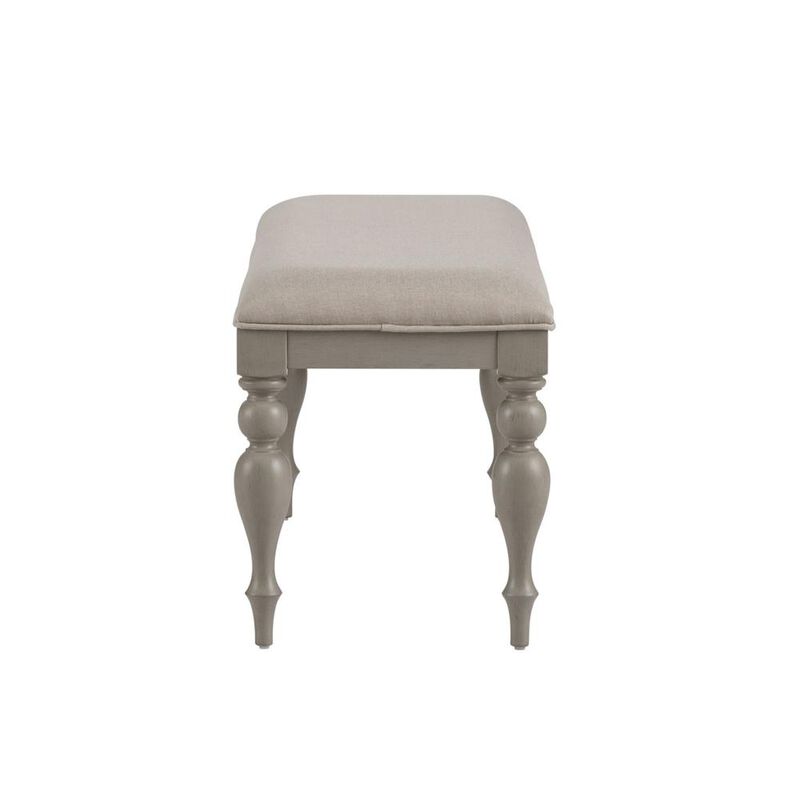Liberty Furniture Summer House Bench in Dove Gray image number 1
