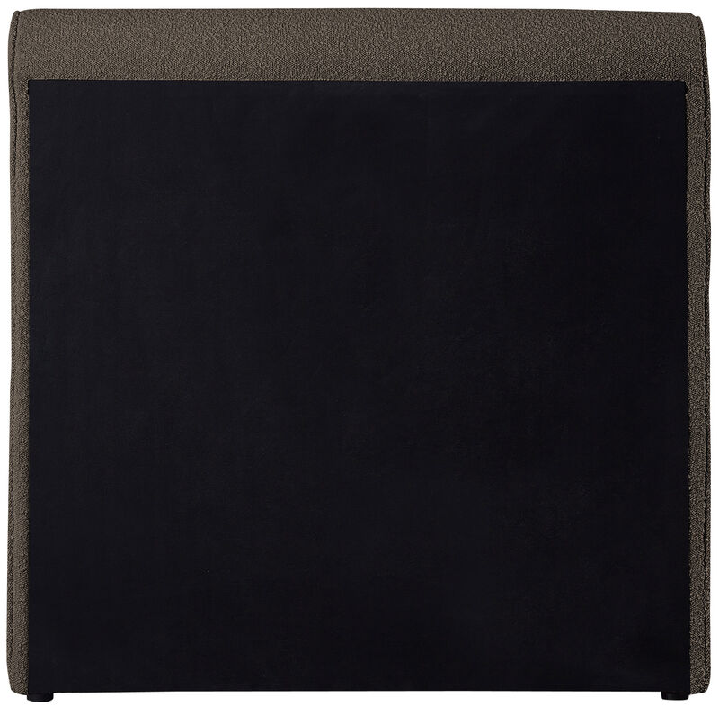 Meridian Furniture Stylus Brown Boucle Fabric Twin Bed image number 5