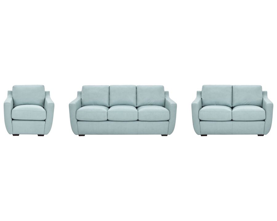 Ajax Aqua Sofa, Love & Chair