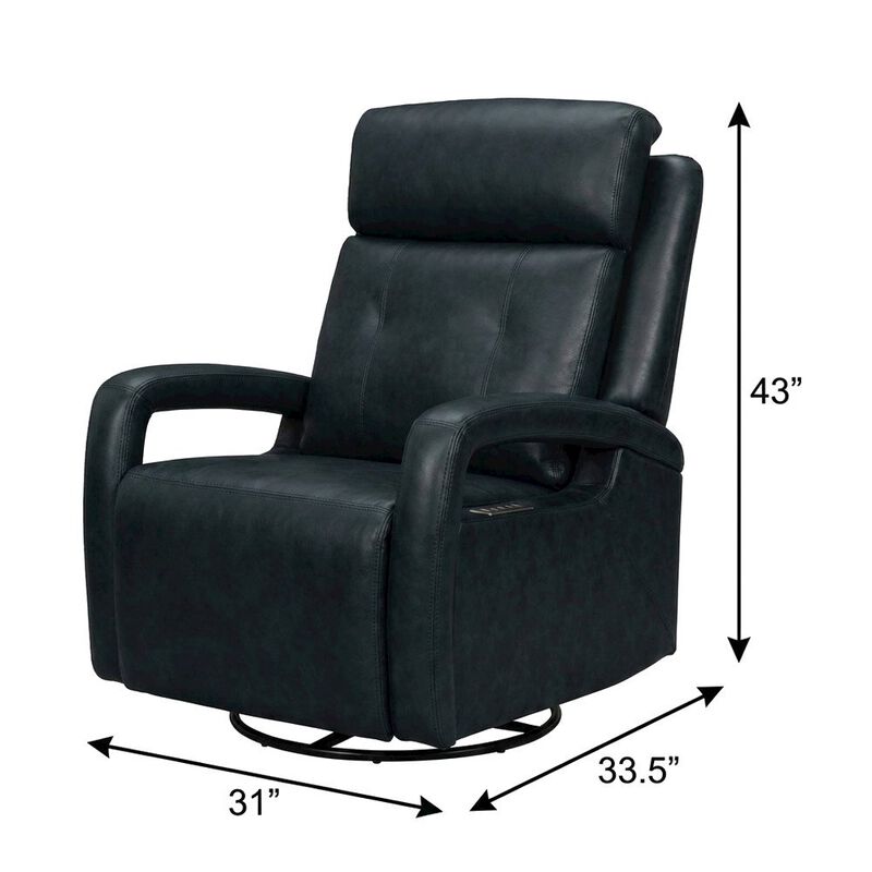 Barcalounger Gilbert Power Swivel Glider Recliner Power Head Rest & Power Lumbar image number 3