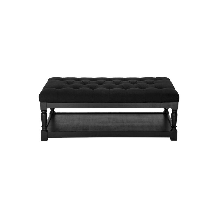 Pangea Home Z-Athena Rect Coffee Table Black/Black