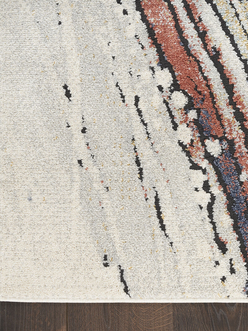 Motion MTT01 Ivory/Multicolor 5'3" x 7' Rug
