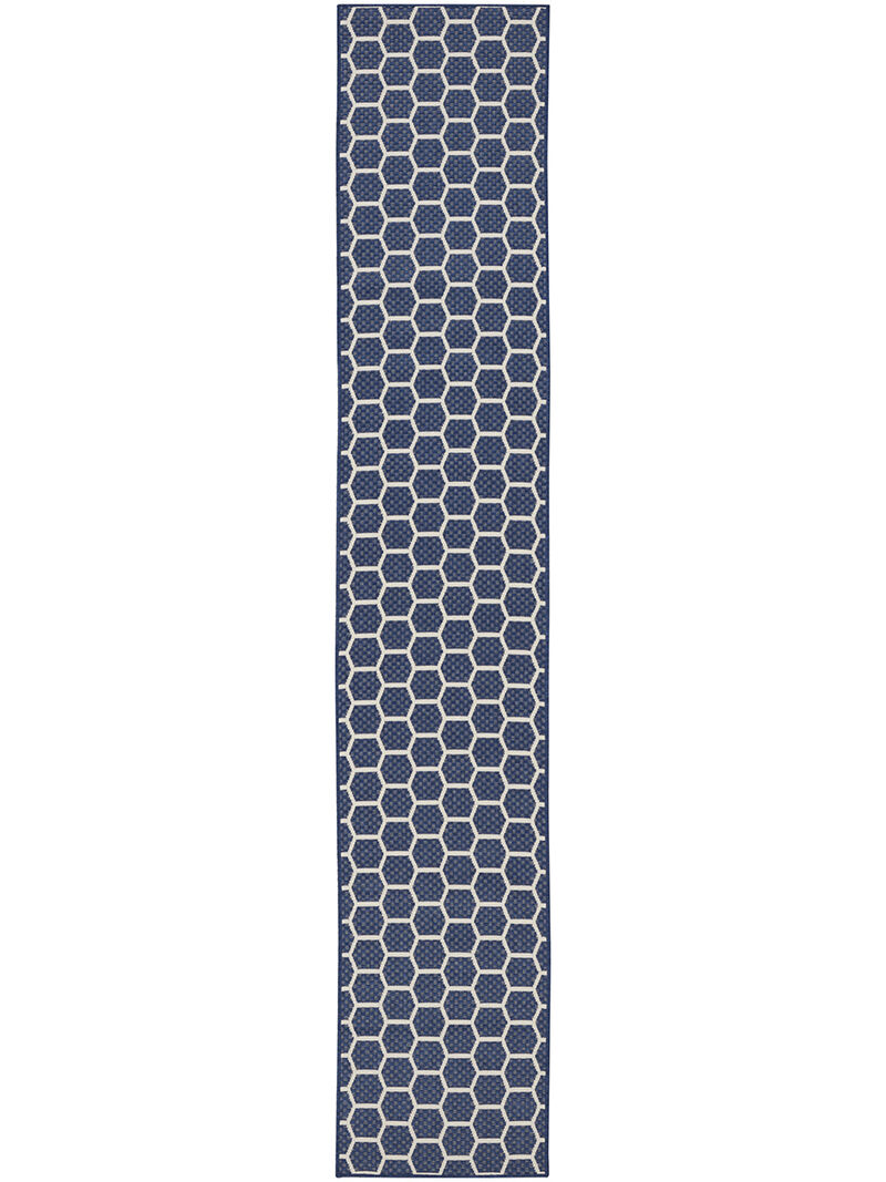 Twist Reversible TWS01 Navy 2'2" x 8' Rug
