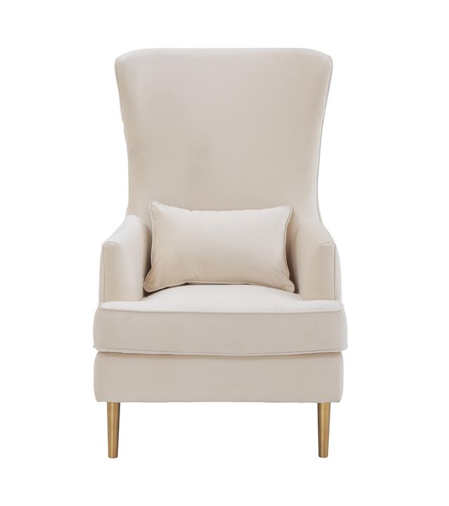 Alina Tall Tufted Back Chair by Inspire Me Home Decor