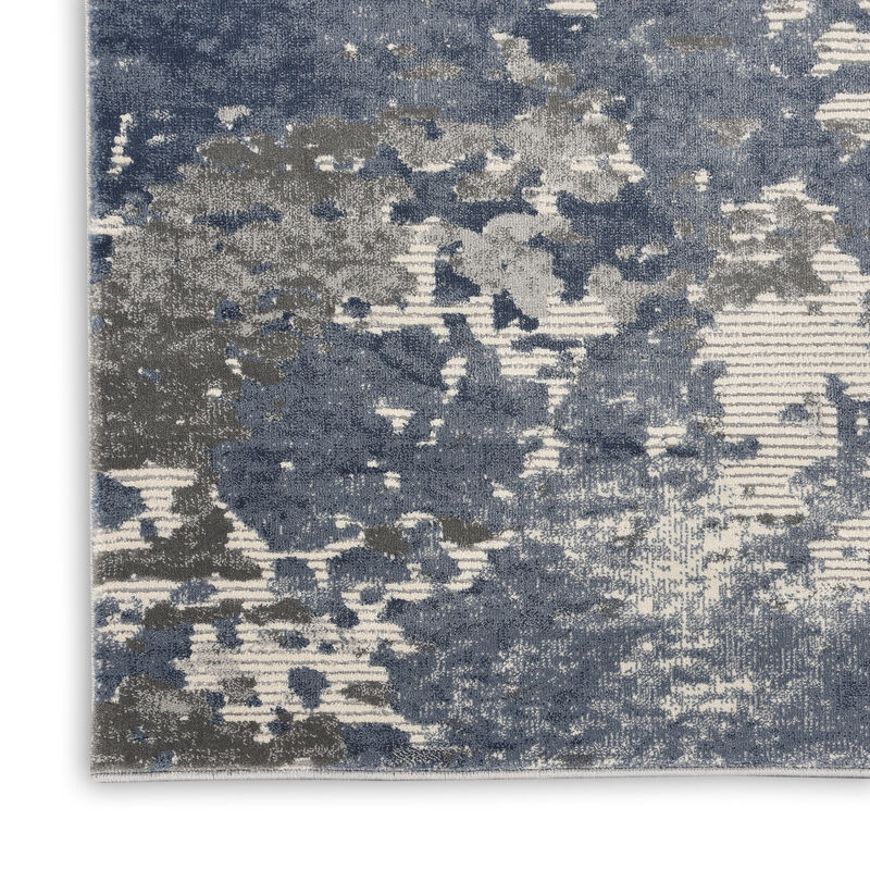 Rustic Textures RUS08 Gray/Blue 9'3" x 12'9" Rug image number 3