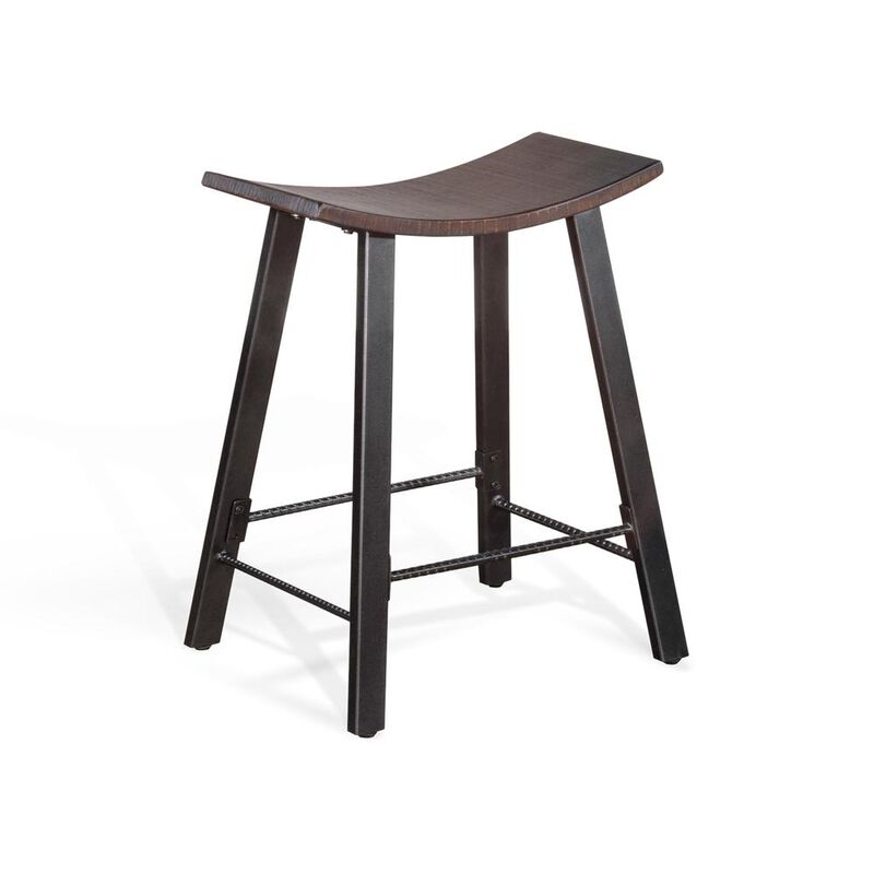 Sunny Designs Counter Metal Saddle Stool