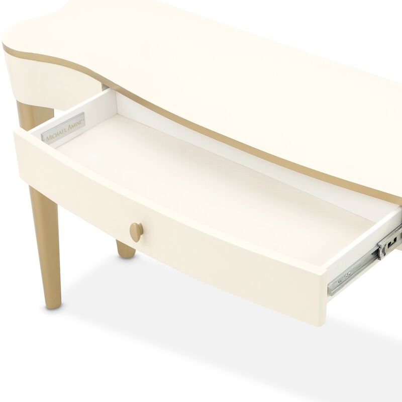 Michael Amini La Terrazza Console Table - Creamy Pearl