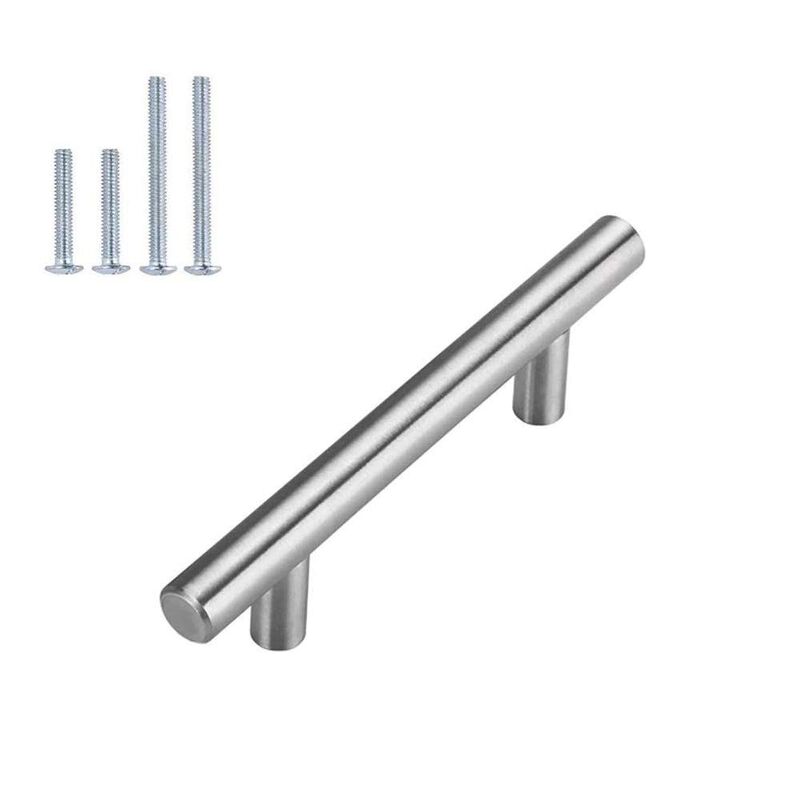 homdiy 20 Pack Drawer Pulls Brushed Nickel Cabinet Pulls 201SN Cabinet Hardware Modern Kitchen Cabinet Handles 2-1/2 Hole Center