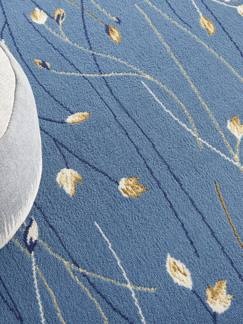 Grafix GRF15 Light Blue 8' x Round Rug