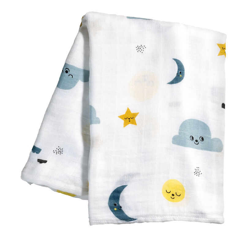 The Moon’s Birthday Crib Sheet & Swaddle Bundle
