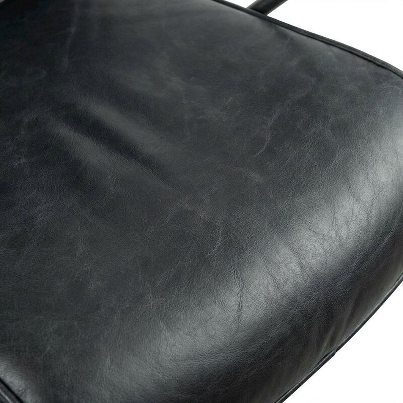 Bison Office Leather Upholstered Executive Office Chair, Industrial Swivel Desk Chair image number 6