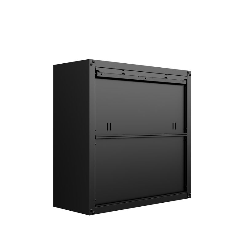 Fortress Dark Gray Floating Garage Cabinets (Set of 2)