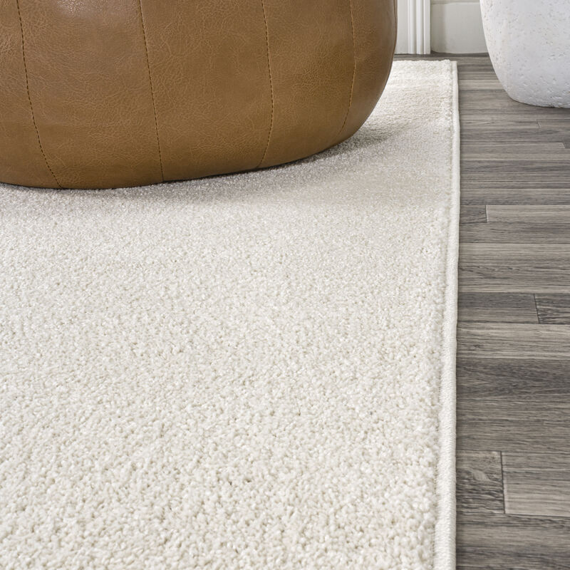 Haze Solid Low Pile Square Area Rug