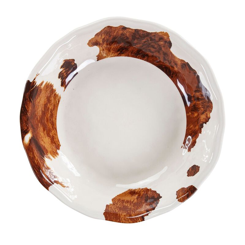 Elsa Cowhide 14-Piece Dinnerware Set image number 2