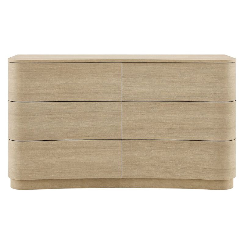 Mirae 6-Drawer Curved Dresser image number 5