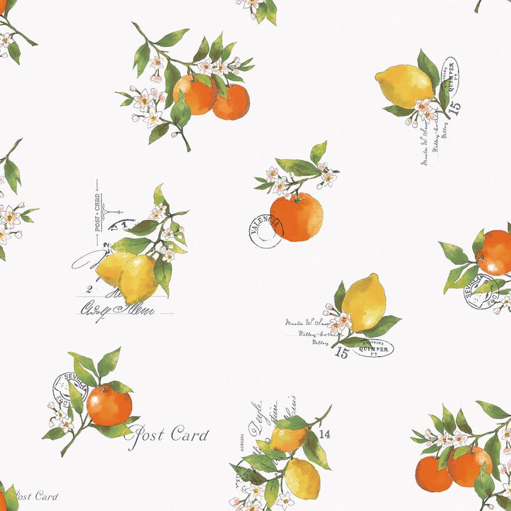 Just Kitchens Citrus Toss Orange Wallpaper G45412