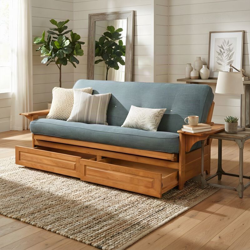 KODIAK Phoenix Frame-Butternut Finish-Mattress-Storage Drawers image number 4