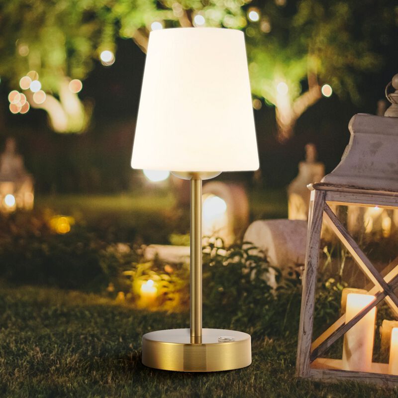 Carson Modern Minimalist Iron Rechargeable Integrated LED Table Lamp