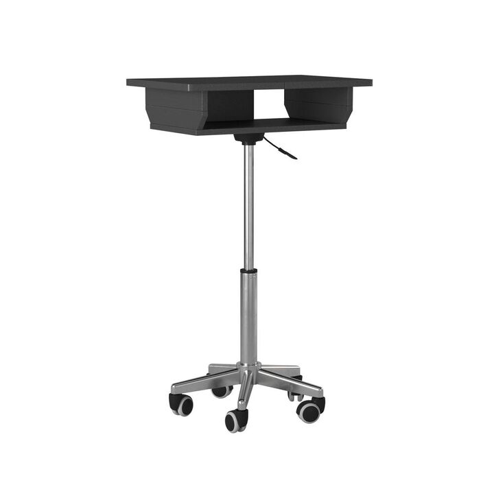 Techni Mobili Folding Table Laptop Cart. Color: Graphite