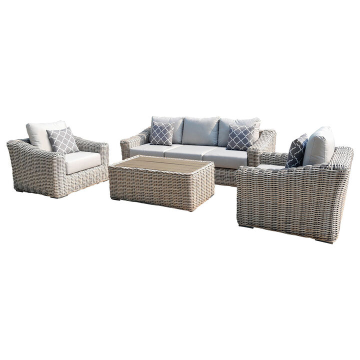 Teva Outdoor Patio Sectional Sofa Set