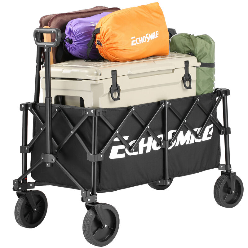 EchoSmile 7 cu. ft Metal Garden Cart image number 1