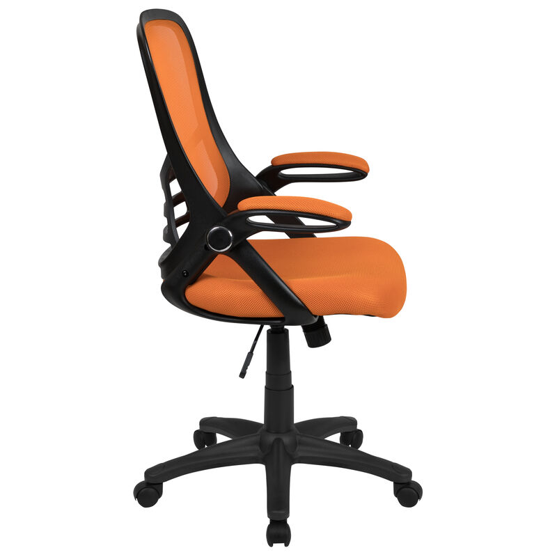 Porter High Back   Mesh Ergonomic Swivel Office Chair with Frame and Flip-up Arms image number 7