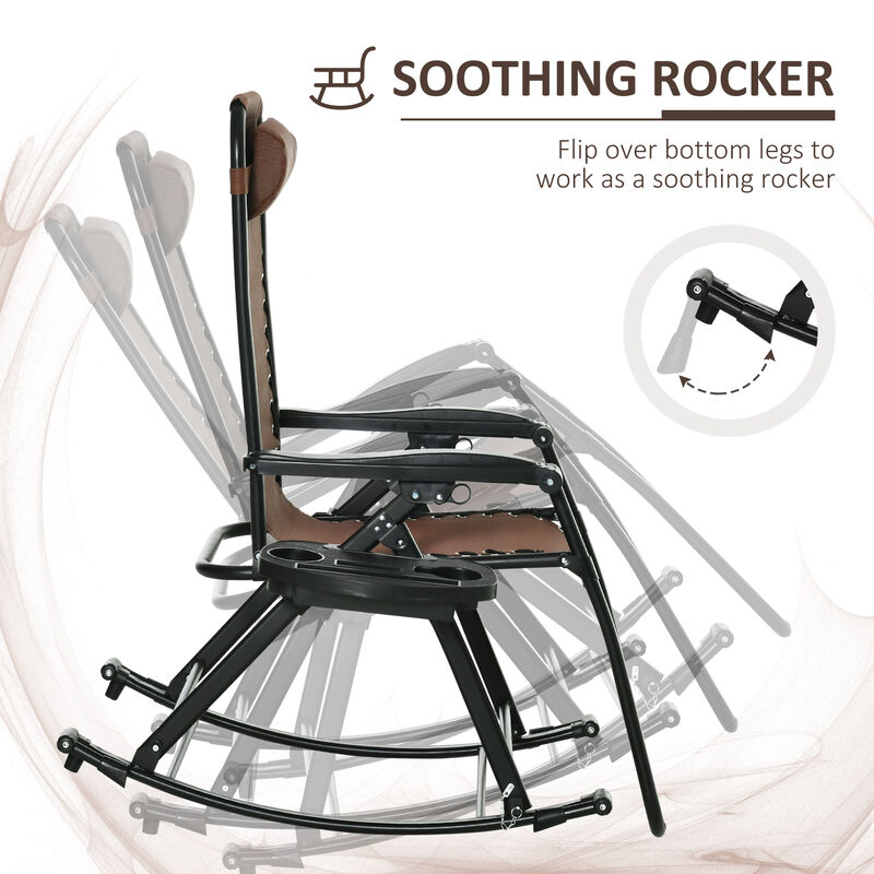 Hivvago 2-Pack Folding Zero Gravity Rockers image number 7