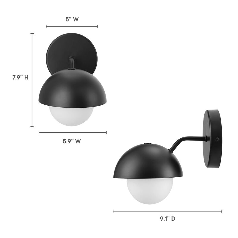 Eclipse Globe Wall Sconce image number 5