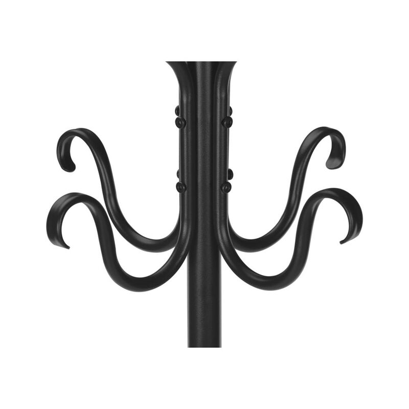 Monarch Coat Rack, Hall Tree, Free Standing, 8 Hooks, Entryway, 74H, Bedroom image number 5