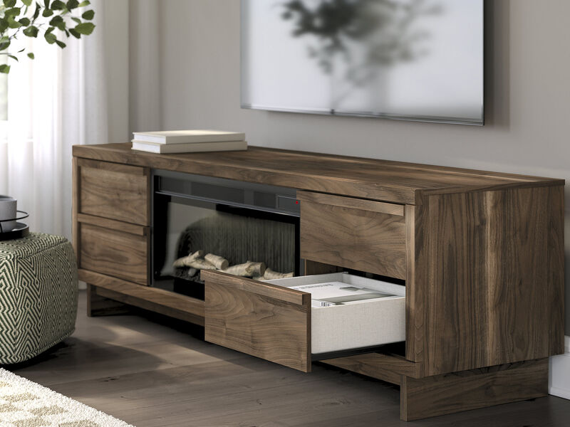 Zadilyn 72" TV Stand with Electric Fireplace image number 4