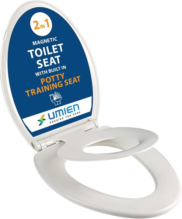 UMIEN |Magnetic Potty Training Toilet Seat With Toddler Seat