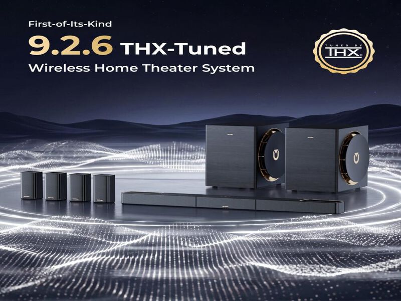 ULTIMEA Skywave X series 9.2.6 THX-Tuned Wireless Surround Sound System w/Dolby Atmos & DTS:X,Dual 10"Subwoofers,2000W Peak Power,8K Pass-Through image number 1