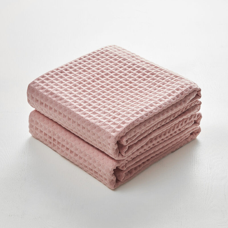 Dolce Mela Waffle Bath Towels Set of 2