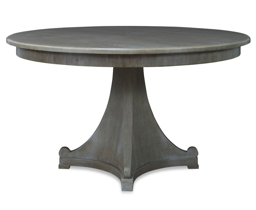 54" Quad-Pedestal Round Dining Table
