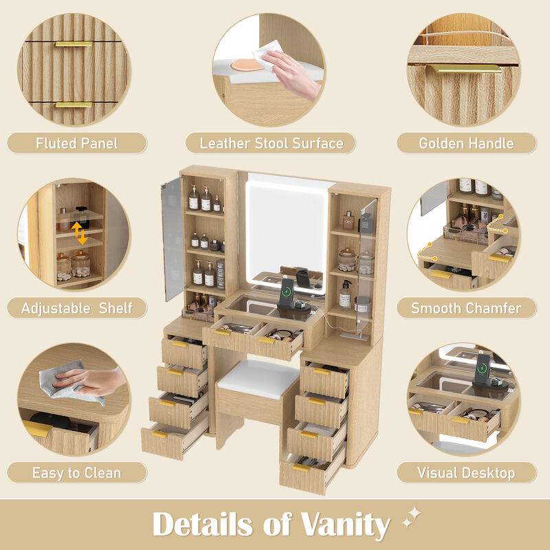 Badgog Vanity Desk image number 5