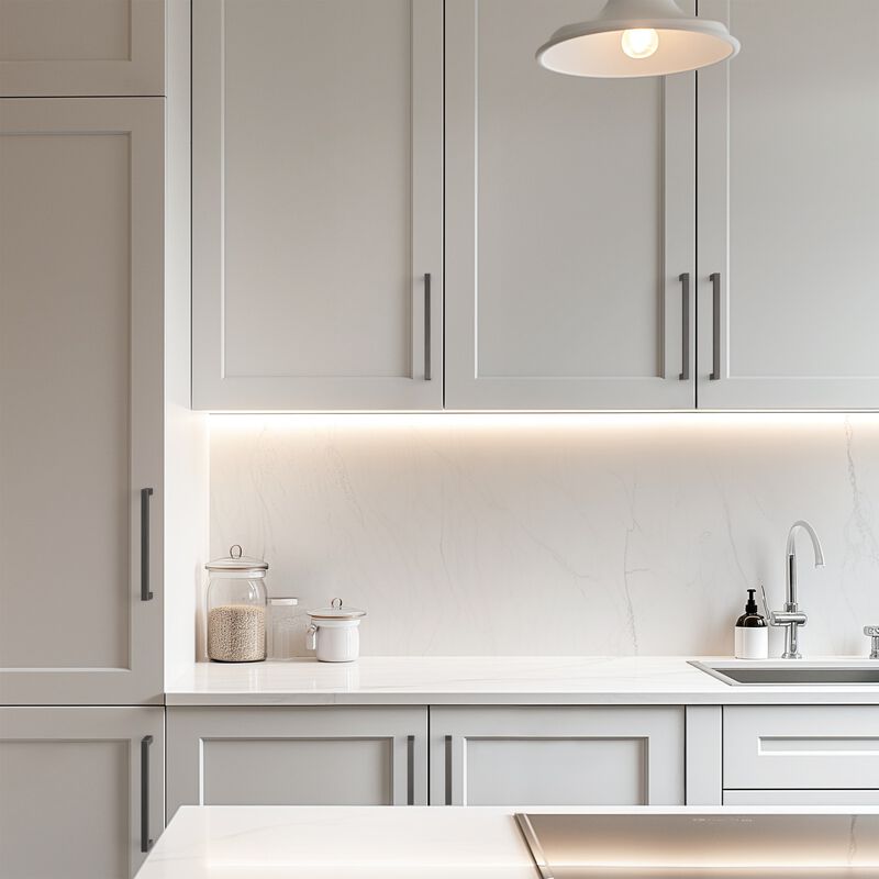 Hestia Hardware 10 Pack 6.3 Inch Modern Square Cabinet Handle image number 2