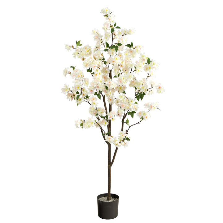 Hivvago 6 Feet Cherry Blossom Artificial Tree