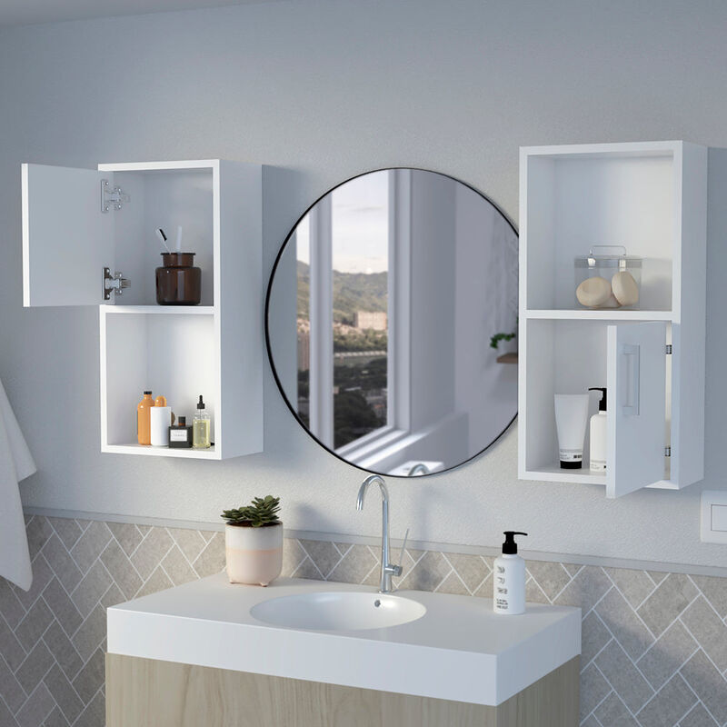 Medicine Cabinet Florence, Bedroom, White