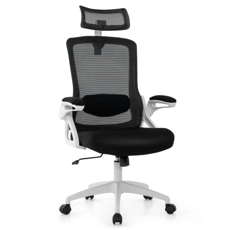 Adjustable Swivel Task Chair Ergonomic Office Chair with Adjustable Lumbar Support
