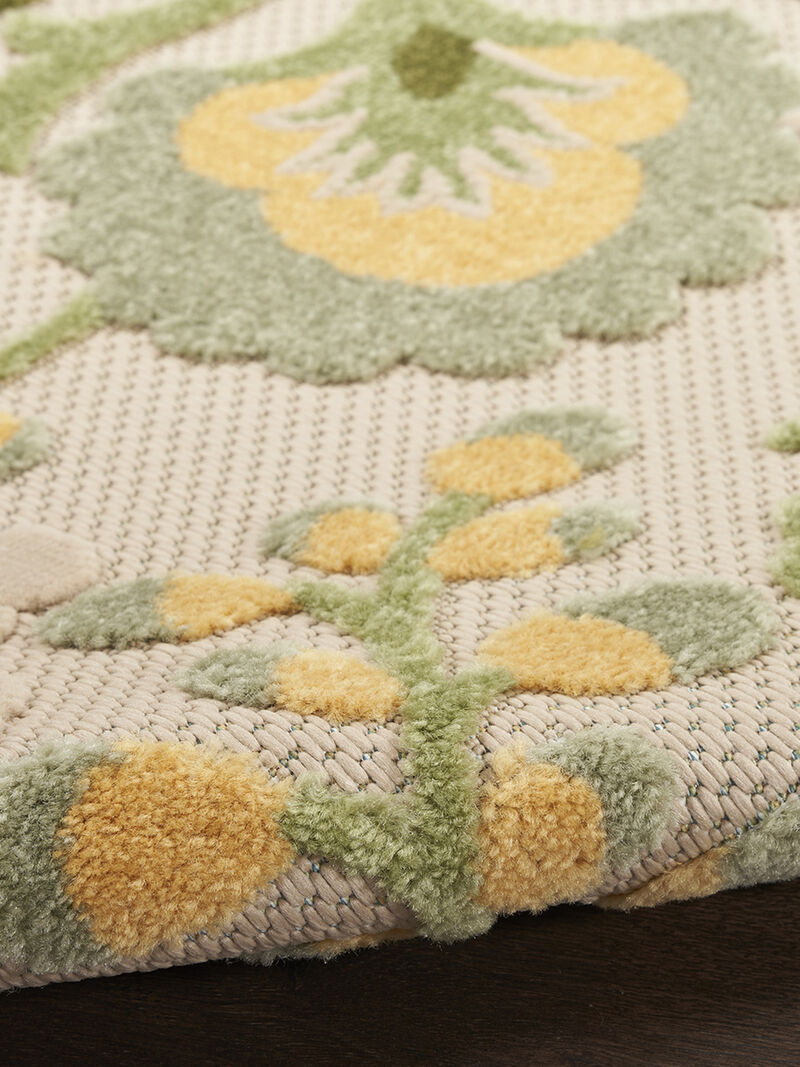 Aloha ALH17 Ivory/Green 10' x 14' Rug