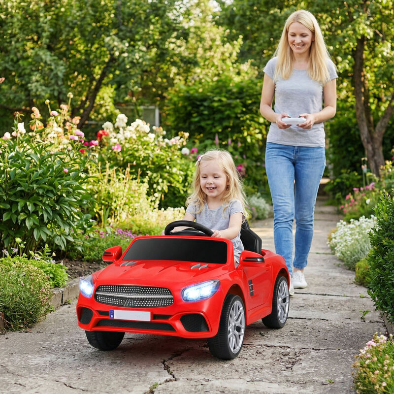 Kids 12V Battery Powered Ride On Car with Remote Control and Built-In Music image number 1