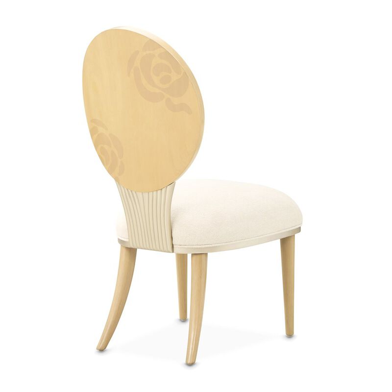 Michael Amini Camellia Field Dining Side Chair, Set of 2 - Caramel image number 3