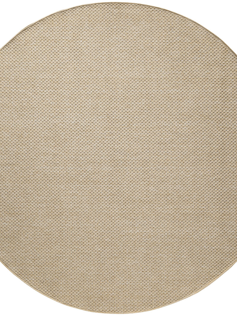 Tulum TLM03 Taupe 8' x Round Rug
