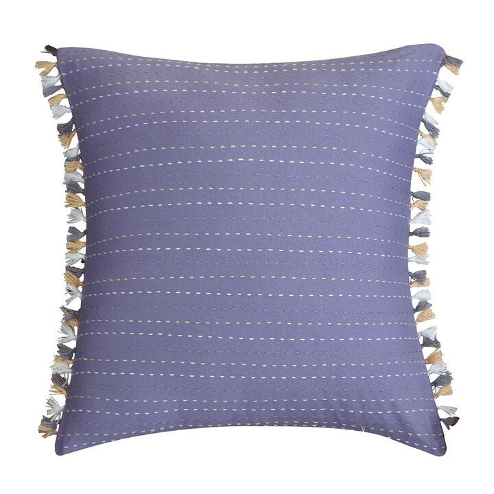 Chic Home Grand Palace Reversible Decorative Pillow - 1-Piece - 16x16", Lavender