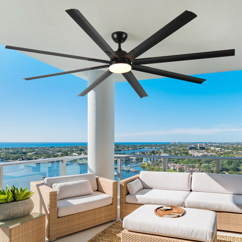 ELEMENT ACE Super Large Energy Efficient Ceiling Fan with Remote Control and Reversible Airflow image number 1