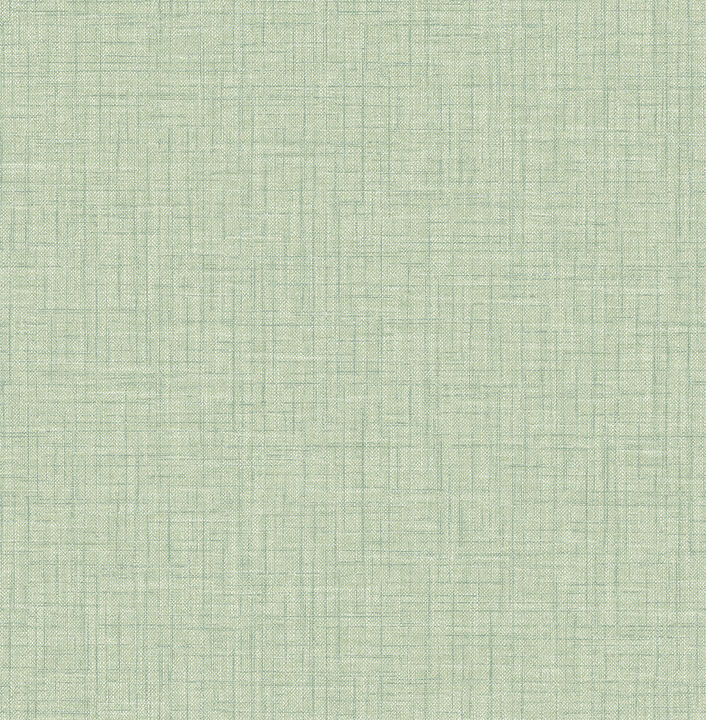 Jocelyn Green Faux Fabric Wallpaper (Set of 2)